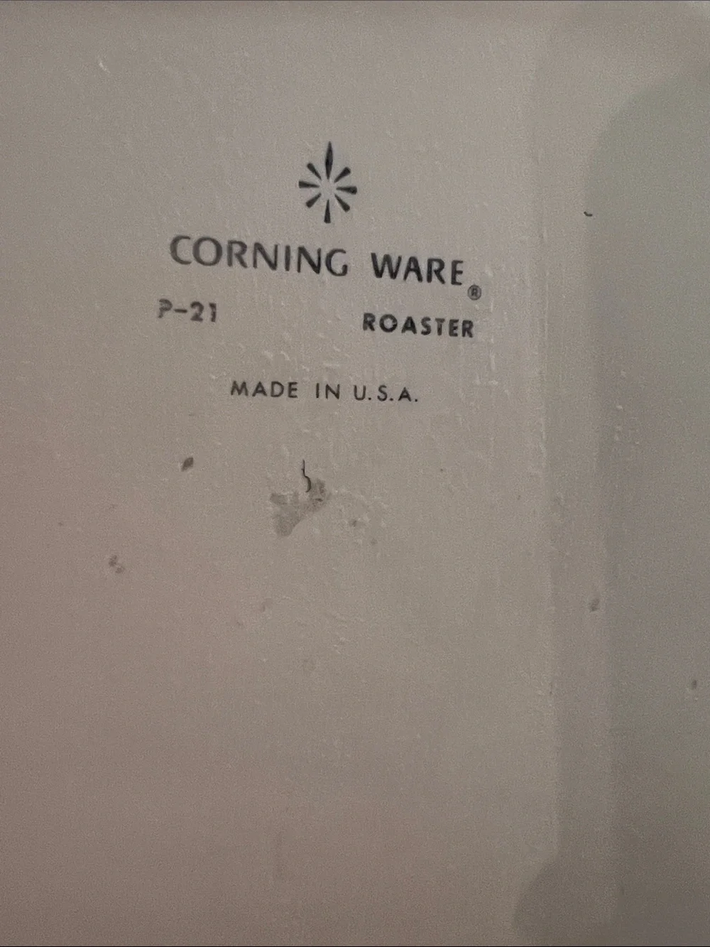 P-21 Corningware Roaster in cornflower blue. Lightly used. Bake, Roast. Holidays